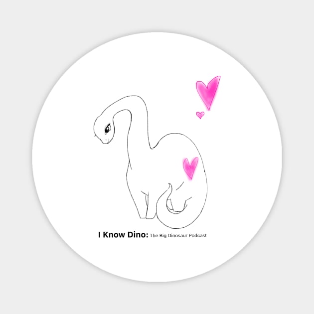 Cute Dinosaur Magnet by Kassimoedesigns